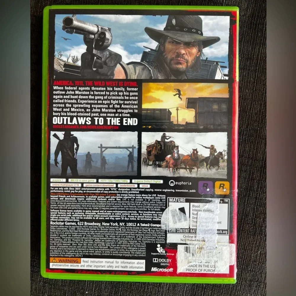 Xbox red dead